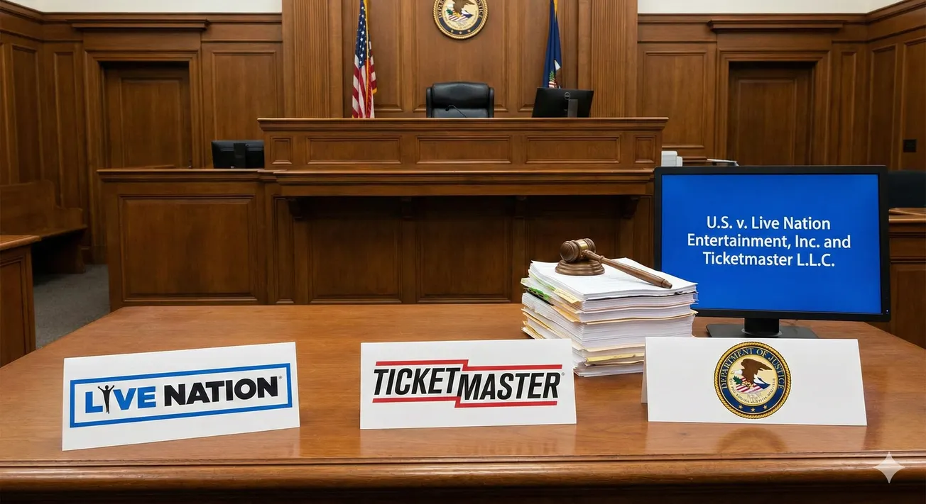 DoJ Live Nation Ticketmaster lawsuit