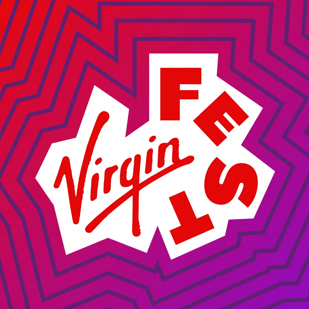 Virginia tech official logo featuring bold red text and geometric background for branding and promotional purposes.